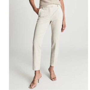 REISS JOANNE SLIM FIT TAILORED TROUSERS